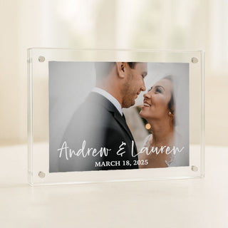 Wedding Acrylic Photo Frame