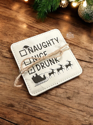 Santa’s List Coasters