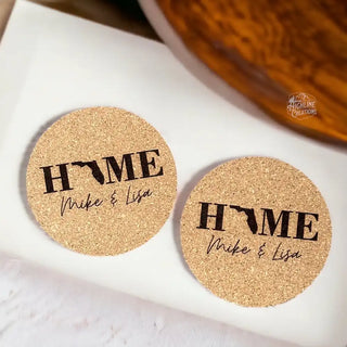 Coasters Housewarming Gift Wedding Gift Cork Coasters