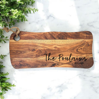 Personalized Acacia Cutting Board