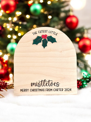 Mistletoes Footprint Sign