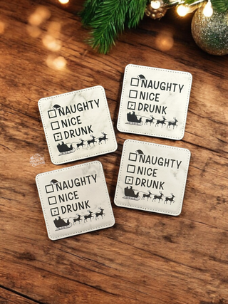 Santa’s List Coasters