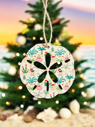 Florida Sand Dollar Holiday Ornament