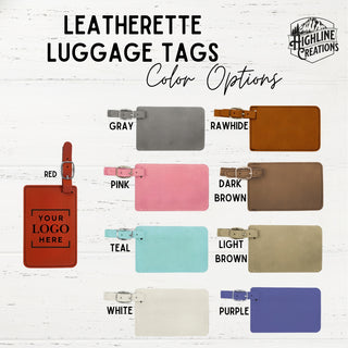 Personalized Luggage Tag with Custom Logo
