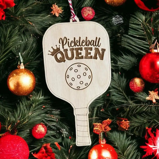 Custom Christmas Ornament Pickleball Paddle Pickleball Queen