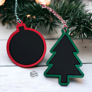 Personalized Christmas Ornaments Kids Scratch Art