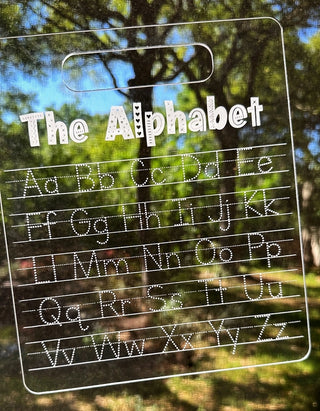 Custom Acrylic Tracing Board for Alphabet