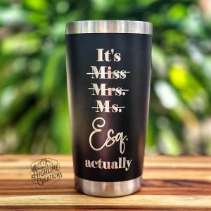 Esquire Engraved Cup