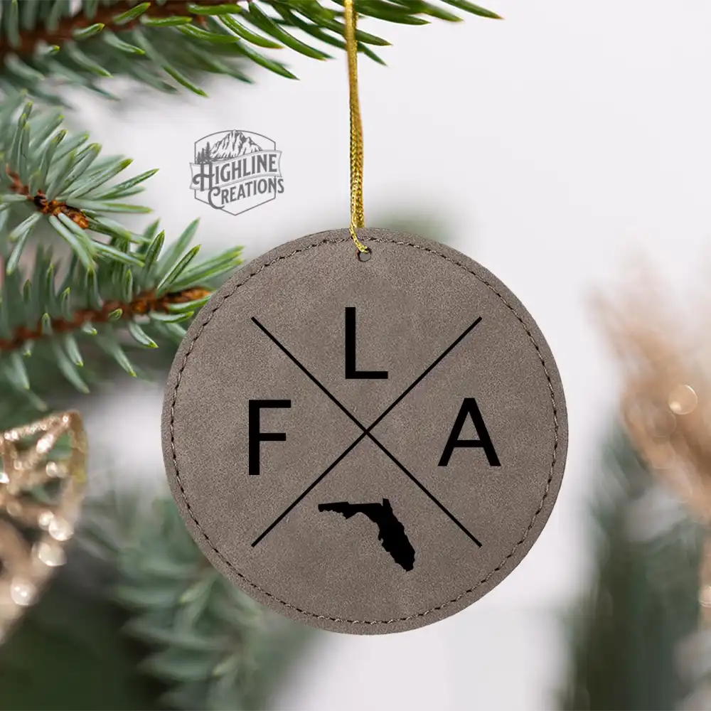 Custom Christmas Ornament Florida Gifts Fishing Decor Gifts for Dad