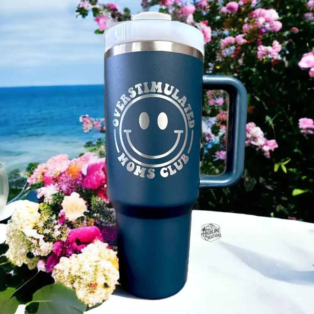 Overstimulated Moms Club 40oz Tumbler Gifts for Mom