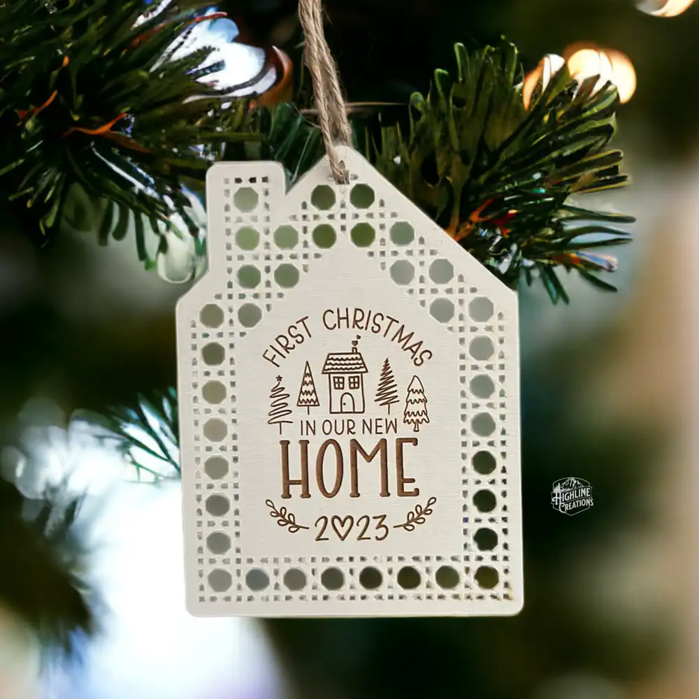 Christmas Ornament Housewarming Gift Closing Gift New Home Gift